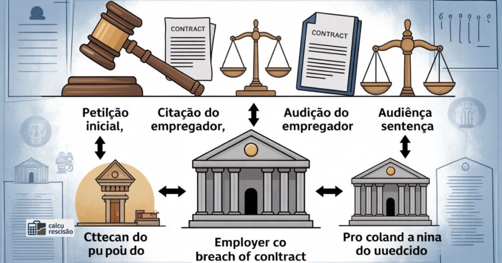 Como Funciona o Processo Judicial em Casos de Rompimento Contratual Por Culpa do Empregador
