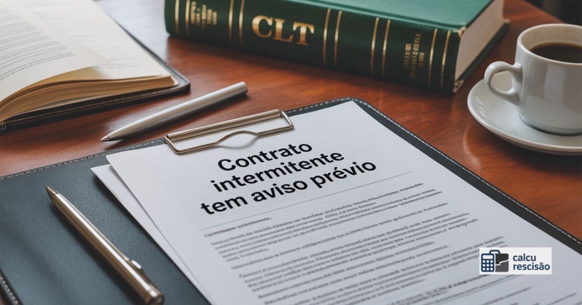 Contrato Intermitente Tem Aviso Prévio