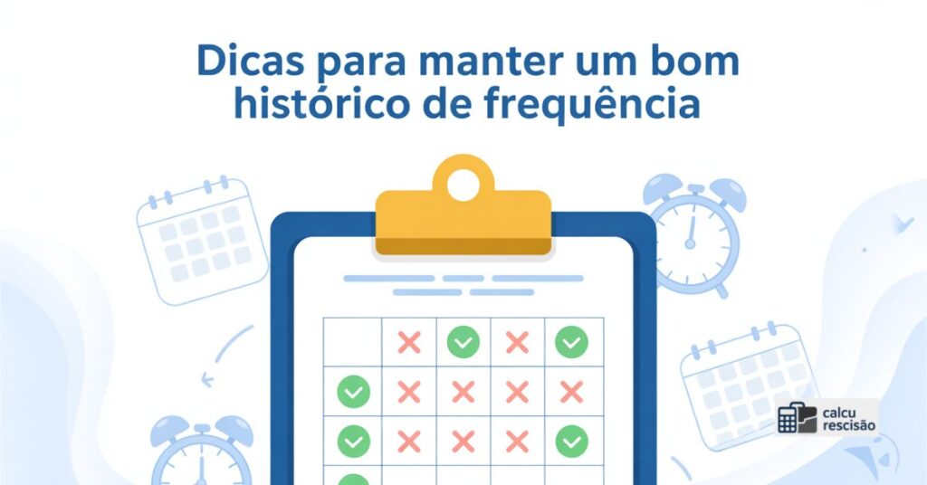 Dicas para Manter um Bom Histórico de Frequência