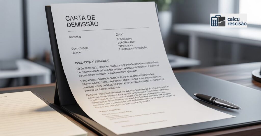 Exemplo Prático de Modelo de Carta de Demissão na Experiência