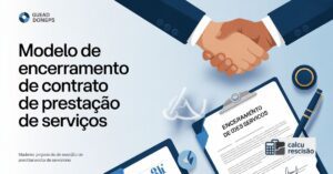 Modelo De Encerramento De Contrato Simples